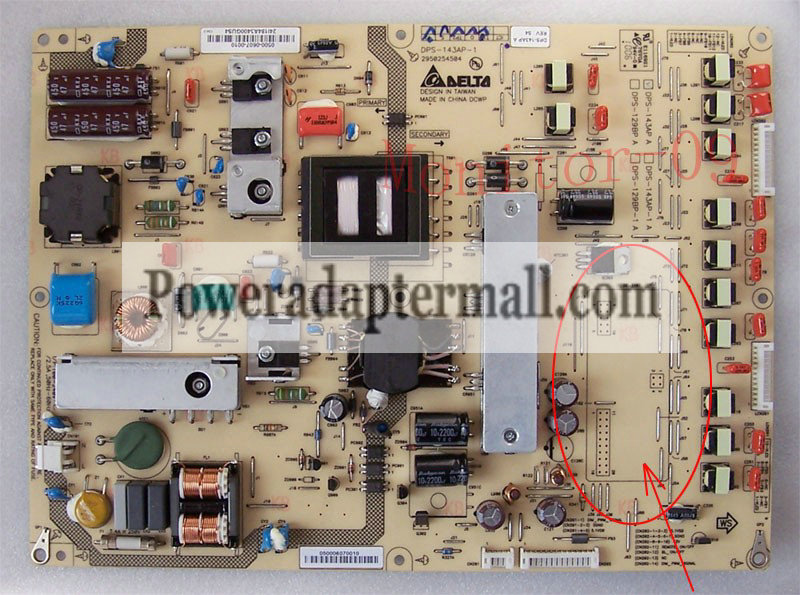 VIZIO M370NV Power Supply Board DPS-143AP-1 DPS-143AP A VIZIO M370NV Power Supply Board DPS-143AP-1 DPS-143AP A
